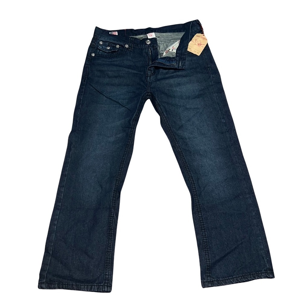 Rare Vintage True Religion JOEY SUPER T Men’s Size 40 Dark Denim - Picture 2 of 7